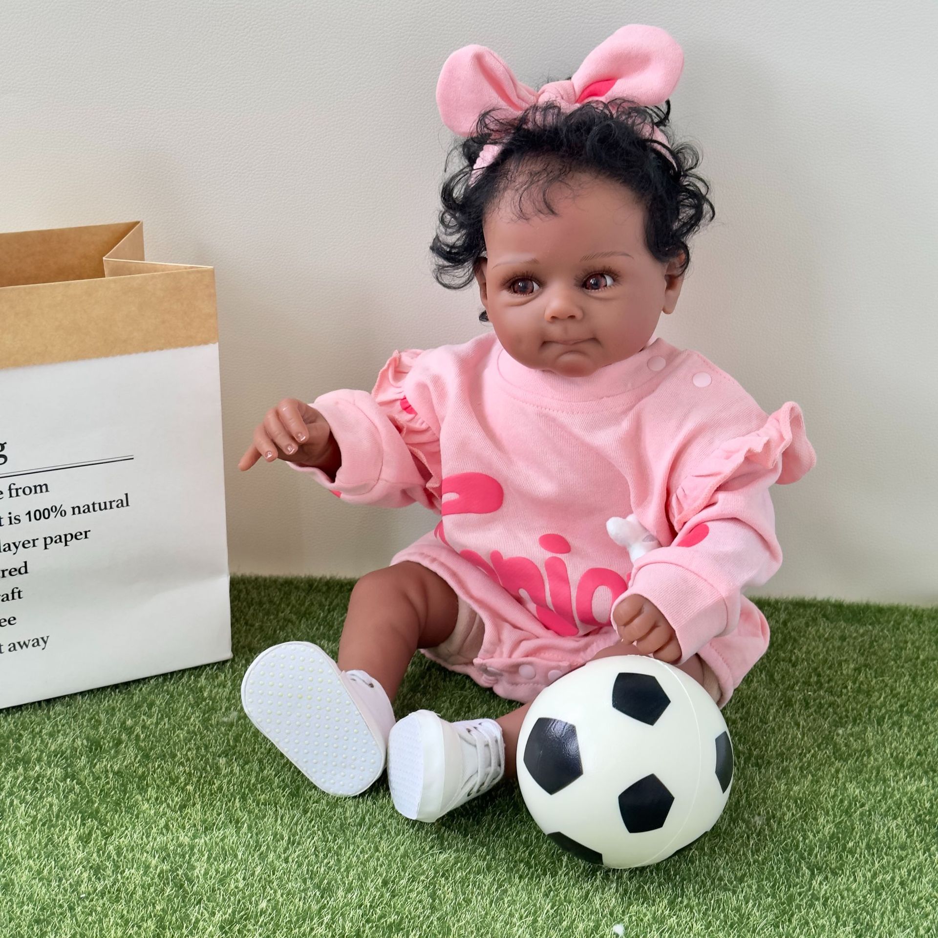 50cm tela cuerpo simulación bebé renacido muñeca Julietta transfronteriza e-commerce suministro de una sola pieza de entrega image 4