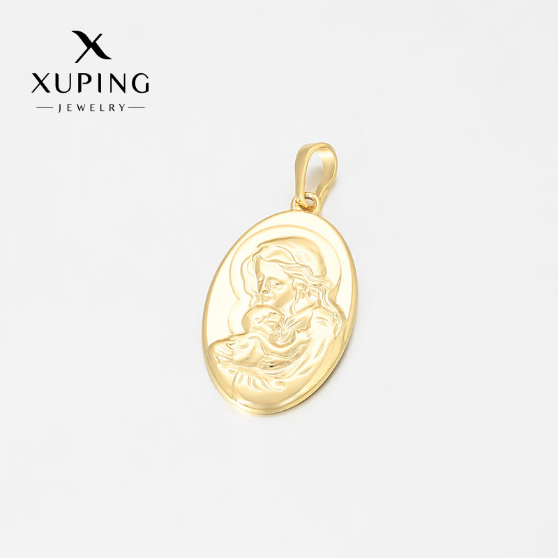 Xuping Europa y los Estados Unidos transfronterizos aleación de cobre retrato colgante colgante nicho personalidad viento Día de la Madre colgante al por mayor mujer
