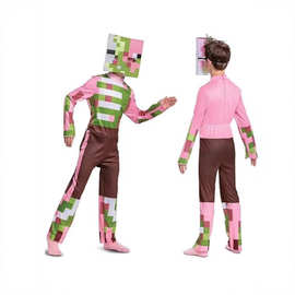 万圣儿童演出服我的世界MC派对角色扮演cos服舞台表演服minecraft