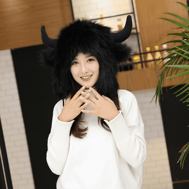 Cute keep warm windproof hat for men and women