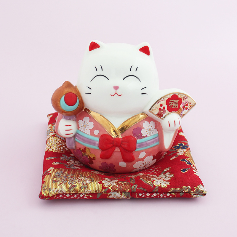 Estilo japonés afortunado gato decoración lindo meow regalo de apertura inicio entrada Sala escritorio Decoración