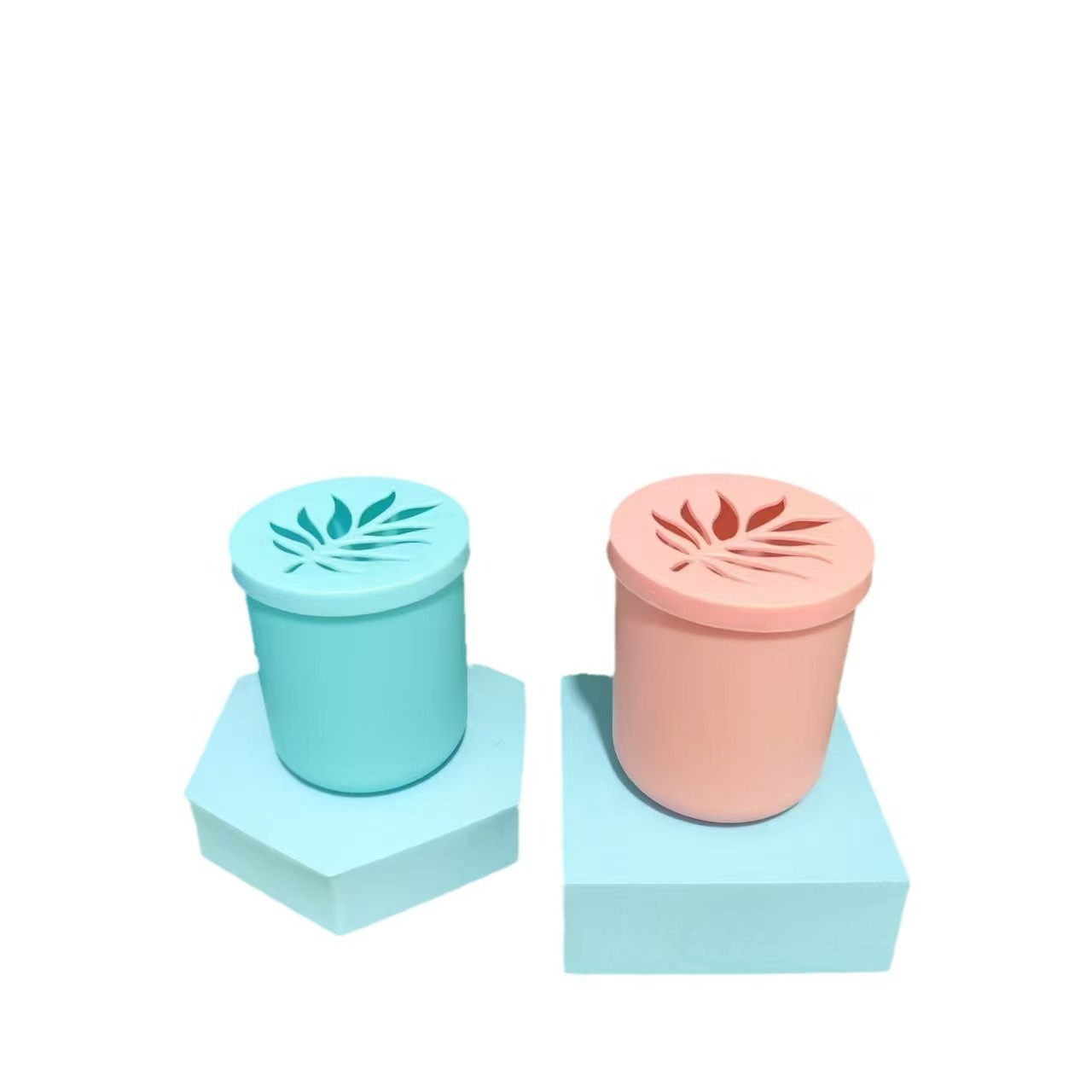 大枫叶香薰塑料瓶塑料空瓶批发固体冰激凌香膏家居车载香薰清新剂