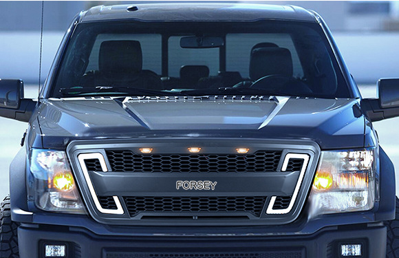 Suitable for 04-08 Ford F-150 front grille with illuminated LED lights