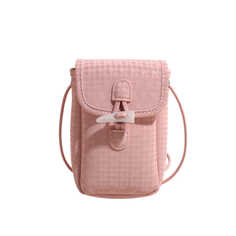 Mobil crossbody til kvinder 2024 nyt sans niche design alsidig afslappet og moderigtig enkelt skulder lille firkantet_voghion.com