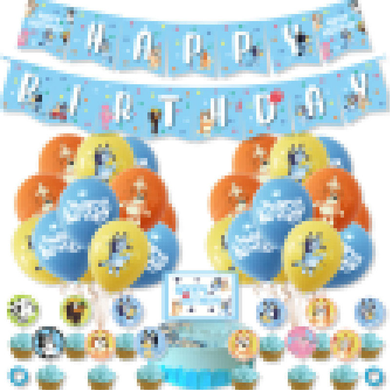 Cross-Border Membership Cartoon Animation Birthday Party Flag Balloon Set Banner Cake Insert Decoration Supplies Cross-Border Membership Cartoon Animation Birthday Party Flag Balloon Set Banner Cake Insert Decoration Supplies