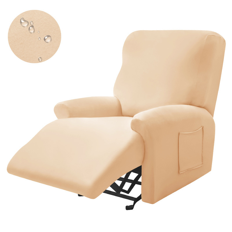 Waterproof milk silk Chivas elastic sofa cover full package first grade split Chivas electric reclining chair cover - 12