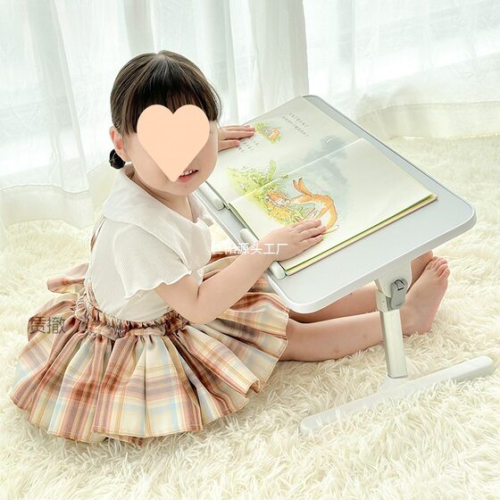 Baby Reading Stand Reading Bookshelf Children's Picture Book Bed Reading Rack Liftable Multi-functional Small Table Floor