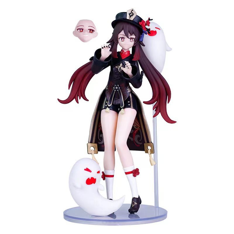 批发 原神二次元动漫胡桃璃月可莉往生堂堂主美少女手办摆件