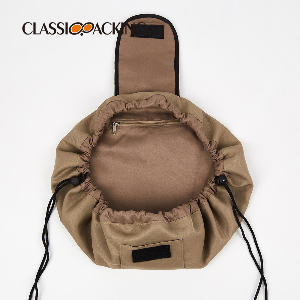 Bolsa de almacenamiento esencial perezoso de gran capacidad a prueba de polvo a prueba de agua suministros de belleza bolsa de almacenamiento de viaje bolsa de cosméticos portátil