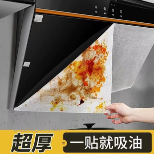 Range Hood Filter Membrane Kitchen Oil-Proof Sticker Universal Mesh Cover Range Hood Oil-Absorbing Paper Hot Wholesale Price