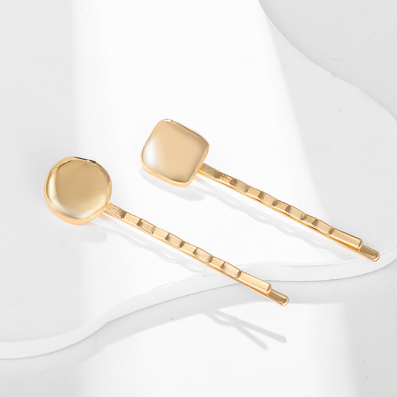 Kenneth 2023 Summer New Arrival Alloy Gold Plated Shell One-Side Clip Women's European Cross-Border INS Style Star Hair Accessory Set