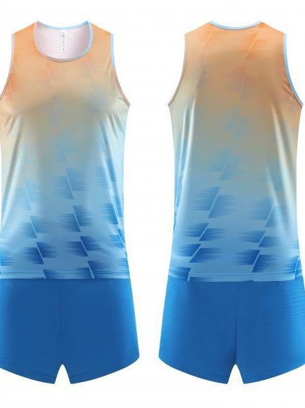 Trajes de entrenamiento de atletismo trajes de entrenamiento de deportes de hombres trajes de maratón trajes de entrenamiento de deportes de prueba física para correr 8317