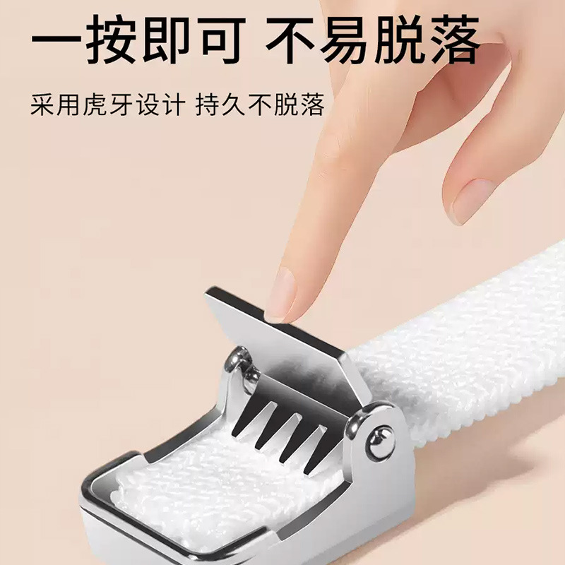 靴ひもを結ぶ必要のない便利な道具、女性用の靴ひもバックルホルダー、男性用の結ばない伸縮性のある白い靴ひもロープバックル