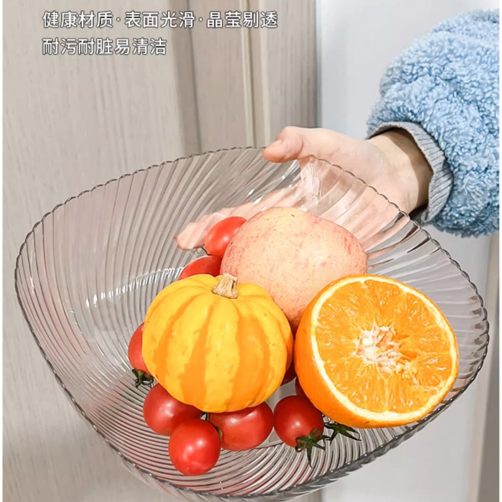 Fruit Plate Living Room Home New Coffee Table Fruit Plate Light Luxury Front Candy Plate for Snacks Office Dried Fruit Plate