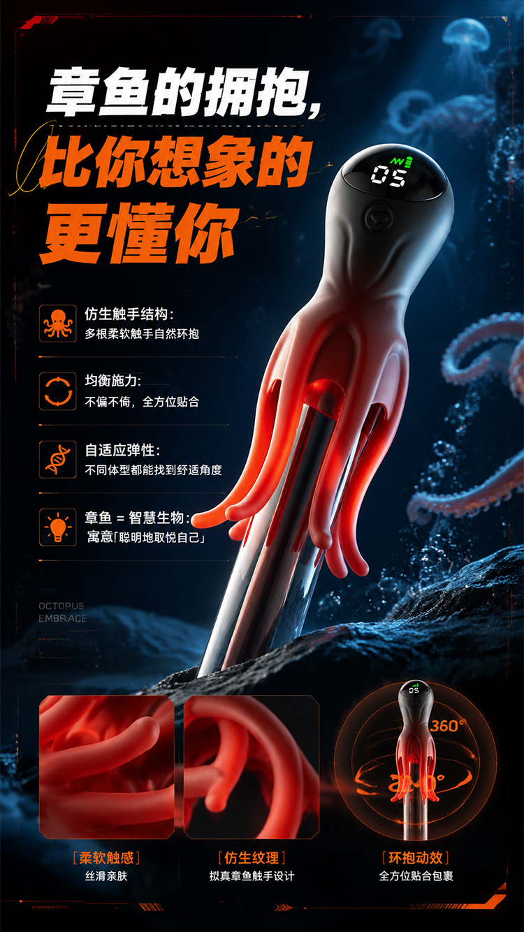 Electric Male Masturbation Device with Vibration, ABS and Silicone Airplane Cup — detail image 6