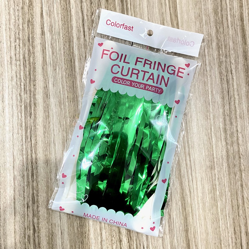 Cortina de lluvia con borlas para bodas, cumpleaños, cortinas para puertas, decoración de salas de boda, cortina de lluvia de 1*2 metros al por mayor para celebraciones de bodas.