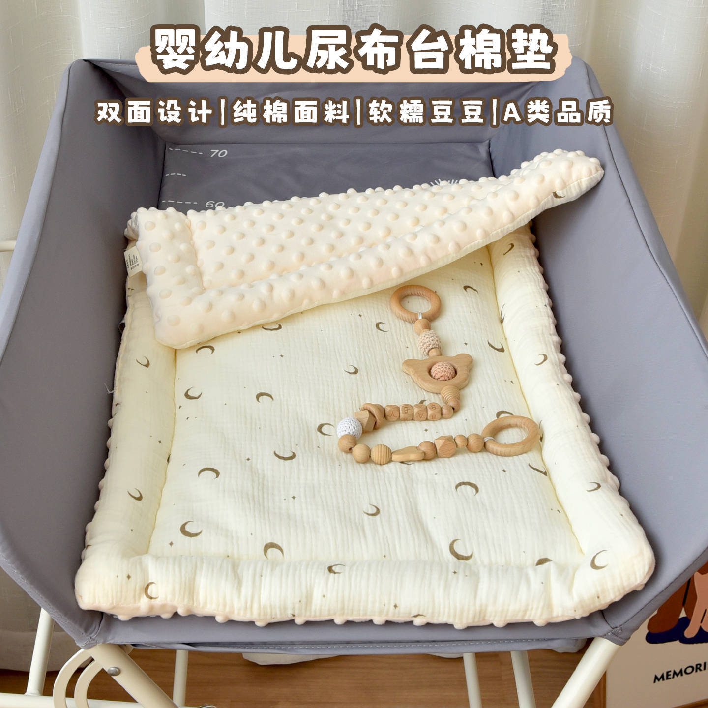 Newborn Baby Care Table Cotton Pad, Baby Diaper Table Mat, Pure Cotton Small Mattress, Newborn Delivery Room All-Season Soft Cushion