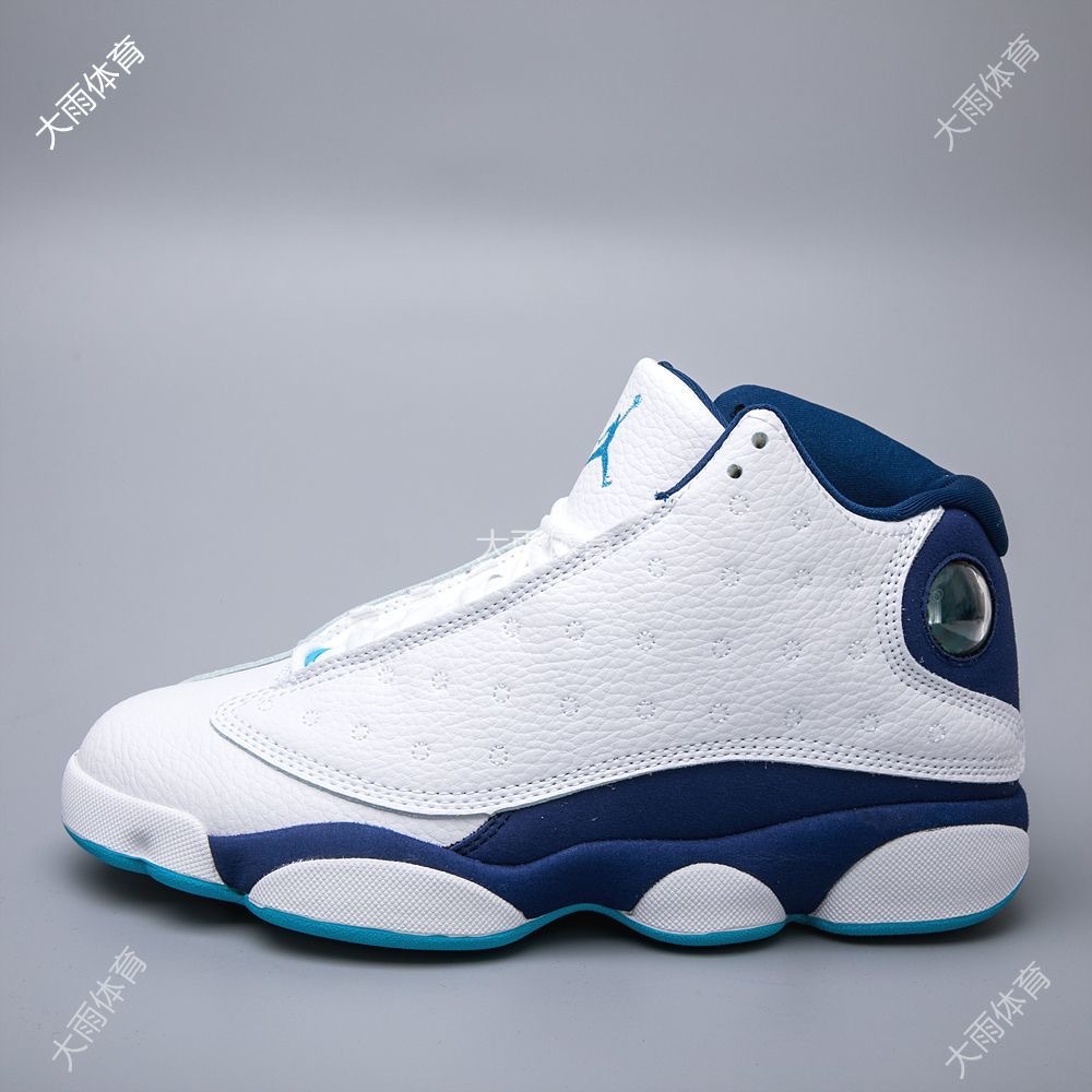 Zapatos de baloncesto transfronterizos aj13 de cabeza zapatos de baloncesto en blanco y negro Panda color blanco y azul obsidiana zapatos deportivos grandes para hombres y mujeres