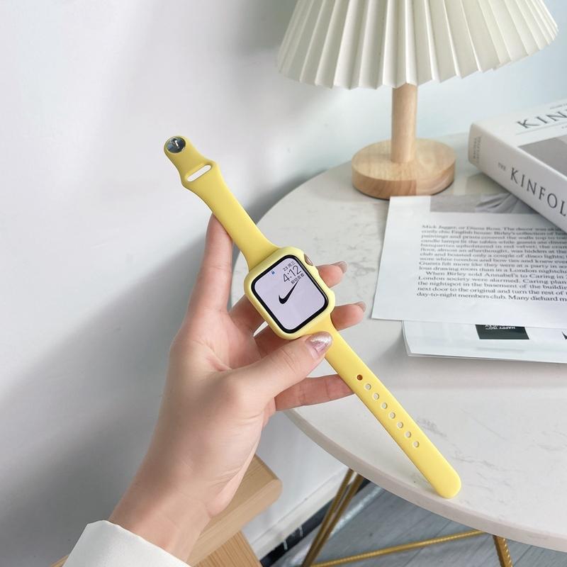 Suitable for Apple Watch Small Waist Silicone Strap Iwatch11 Generation Apple Watch Sports Strap 789Se