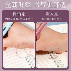 加厚A5線圈本水波不硌手a5筆記本高顏值跨境筆記本小清新本子批發