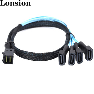 Mini SAS HD SFF-8643�D4 SATA 7P���^�����������B�Ӿ�