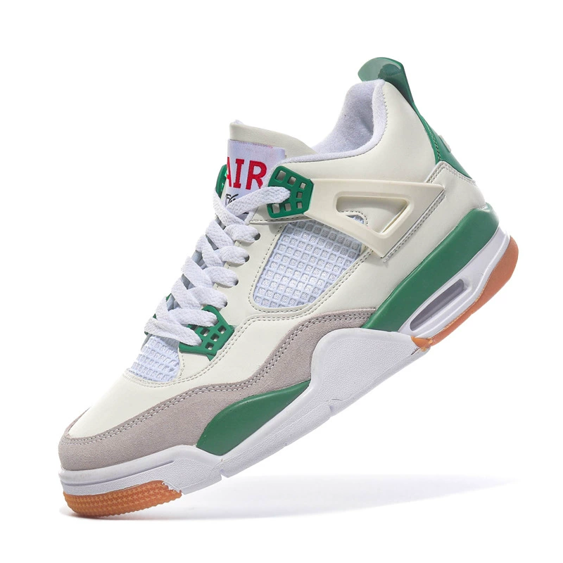 Оптовая продажа кроссовок AJ4 для мужчин и женщин от фабрики Putian: легкие, дышащие кроссовки в стиле «кролик-черная кошка» для баскетбола