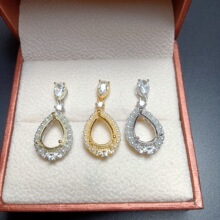 �����r��S925�y���� ���� ˮ��7*10mm �y��僰׽��pɫ�S��ɫ헉�