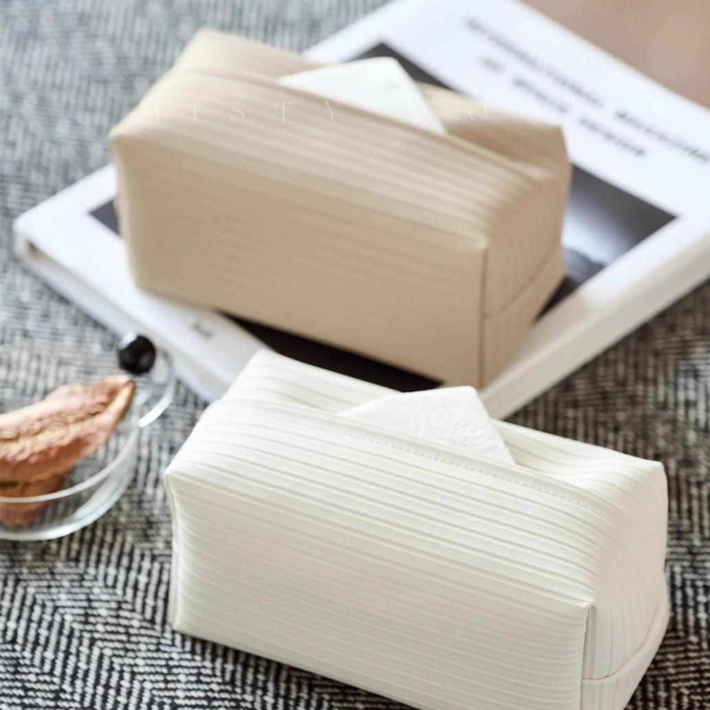 Caja de toallas de lujo ligera simple de alta gama, mesa de comedor, sala de estar, caja de dibujo, caja de papel de limpieza de sentido avanzado, almacenamiento de escritorio, venta directa de fábrica