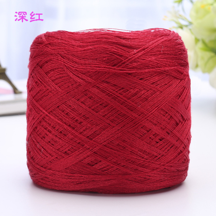 Siyue al por mayor de primavera y verano de seda de morera Tencel hilo de lana tejida a mano bricolaje Bola de seda de hielo hilo de lana fina