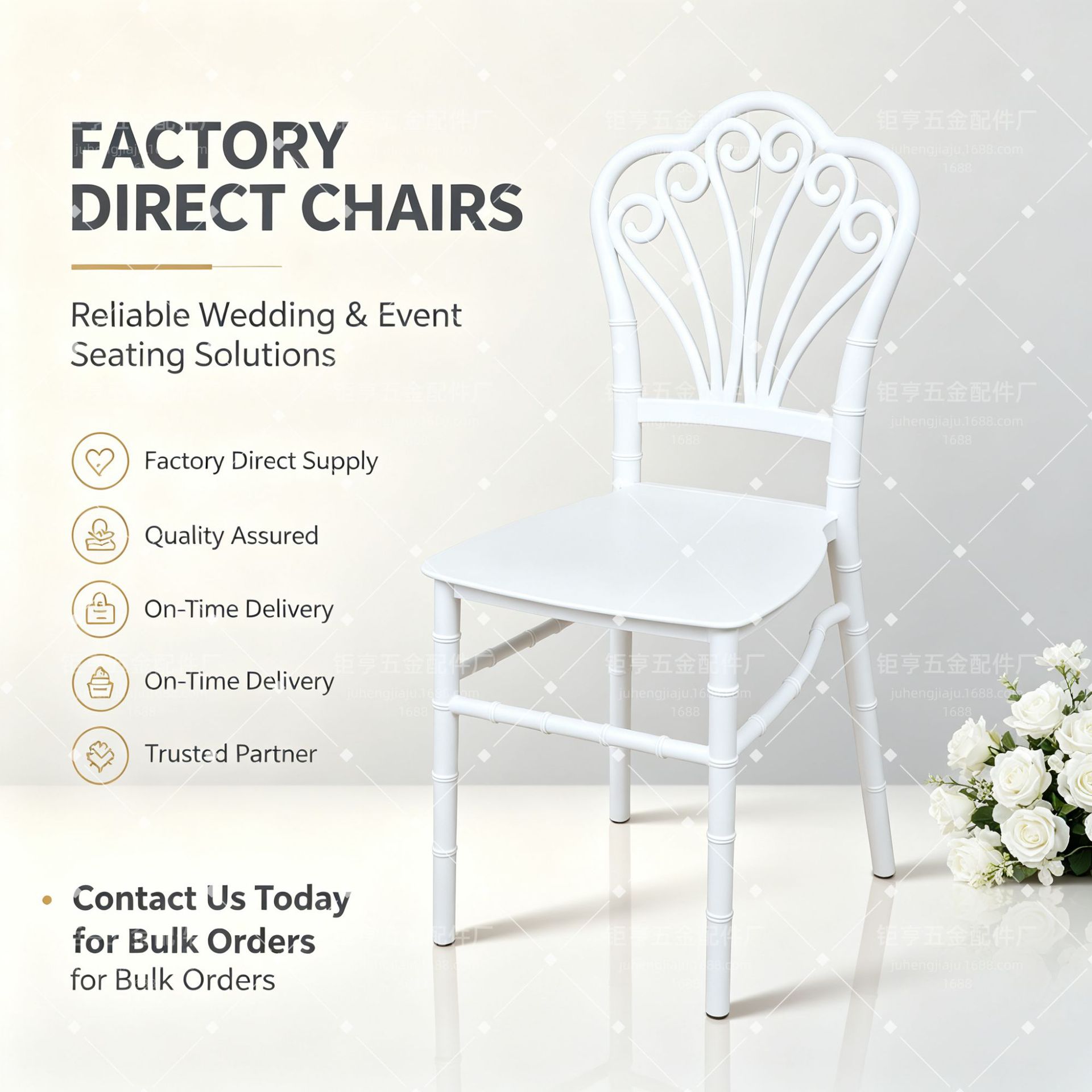 Silla de Comedor de Plástico PP para Sitios Comerciales y Eventos image 4