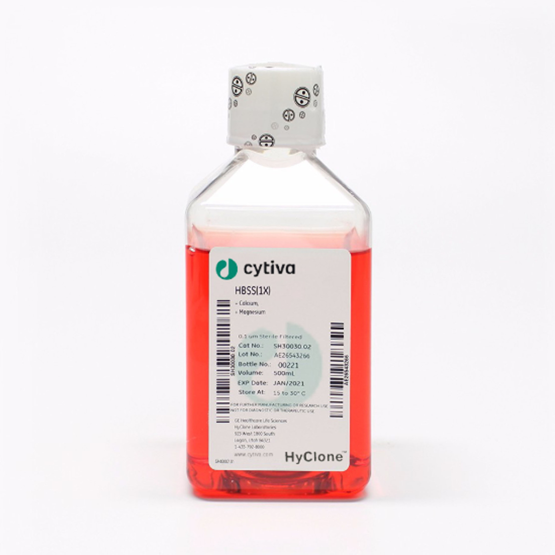 Cytiva SH30030.02 Hank平衡盐溶液 HBSS