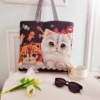 Fashionable shopping bag, cloth bag, demi-season one-shoulder bag