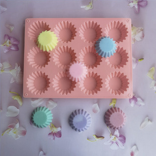 Silicone 12 mapin cup 142 chocolate silicone mold dessert mold cake decoration kitchen baking utensils