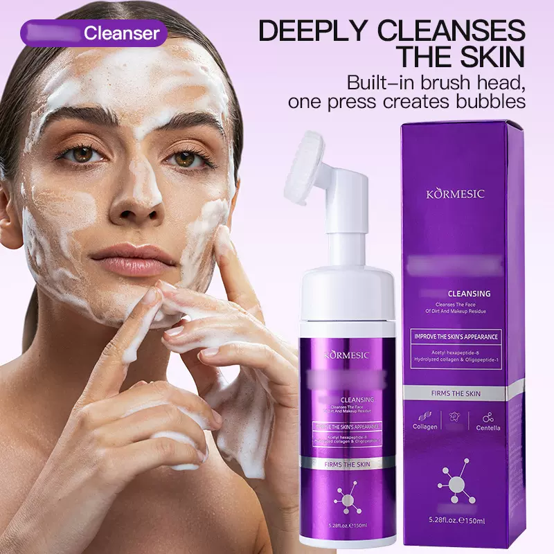 外贸款洁面KORMESIC泡泡洁面慕斯Cleansing Mousse英文洗面奶跨境
