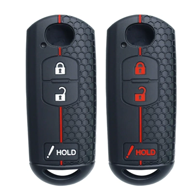 For Mazda Smart 3 Key Onksera Key Set Horse 6 Artez CX4CX5 Honeycomb Silicone Key Case