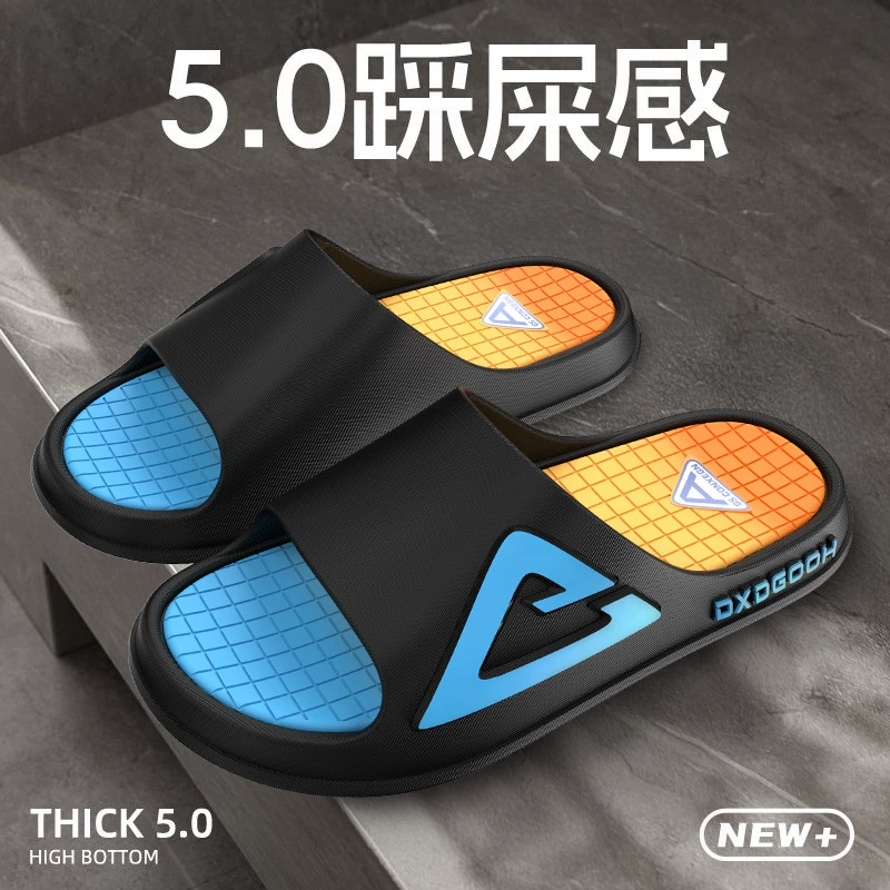 Мужские тапочки для путешествий, новые домашние тапочки на толстой подошве для использования в ванной комнате, нескользящие тапочки для мужчин и женщин, уличная одежда.