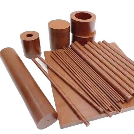 电木棒橘红色黑色绝缘板电工板胶木板整板雕刻电木板加工现货