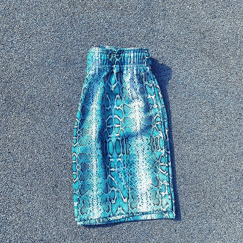 Pantalones cortos casuales de moda estilo americano, shorts deportivos de fitness de marca a la moda, pantalones de malla transpirables de secado rápido hasta la rodilla, oferta especial transfronteriza.