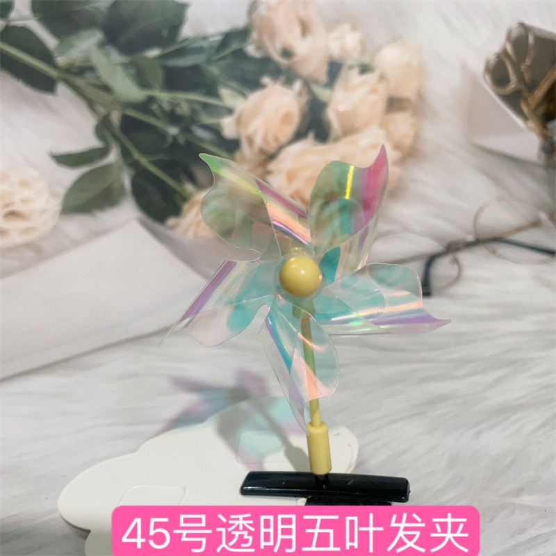 45호 오잎비녀 투명색