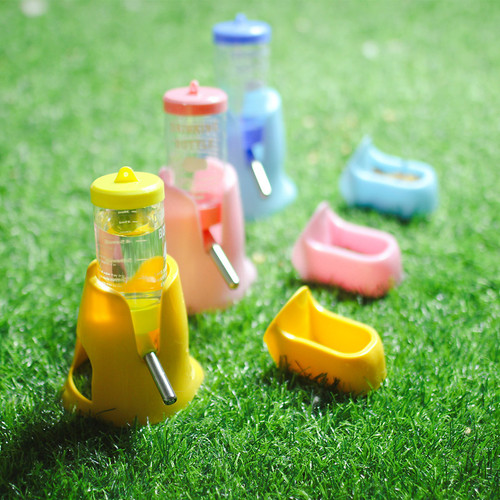 Hamster kettle drinker ball water feeder automatic water-proof special drinking kettle vertical water bottle bottle