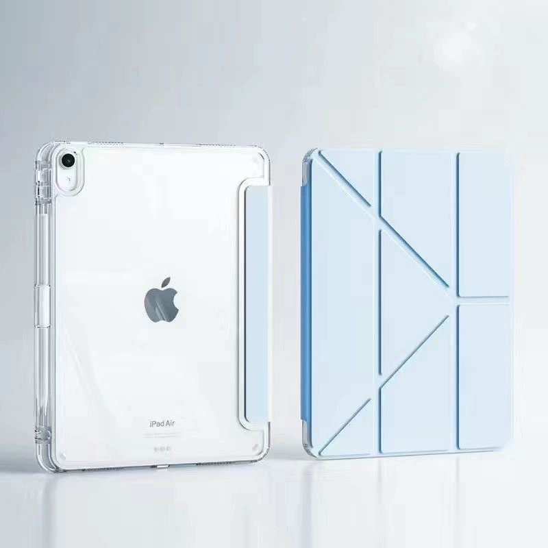 Магнитный Y-складной чехол для iPad с отсеком под стилус, совместим с 11-дюймовым iPad Pro/Air/Mini, разные цвета