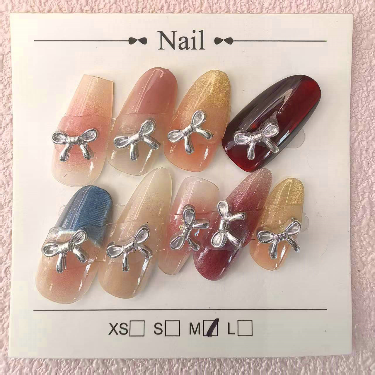 轻奢合金树脂美甲饰品批发蝴蝶结夏天爆款跨境热卖0006.jp