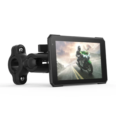 Cross-Border Navigator 5inch Waterproof Smart Outdoor Carply Portable Screen Android Auto Hd Motorcycle Navigation (Car Convenient GPS Navigation) - 5inch-motorcycle-navigation-black