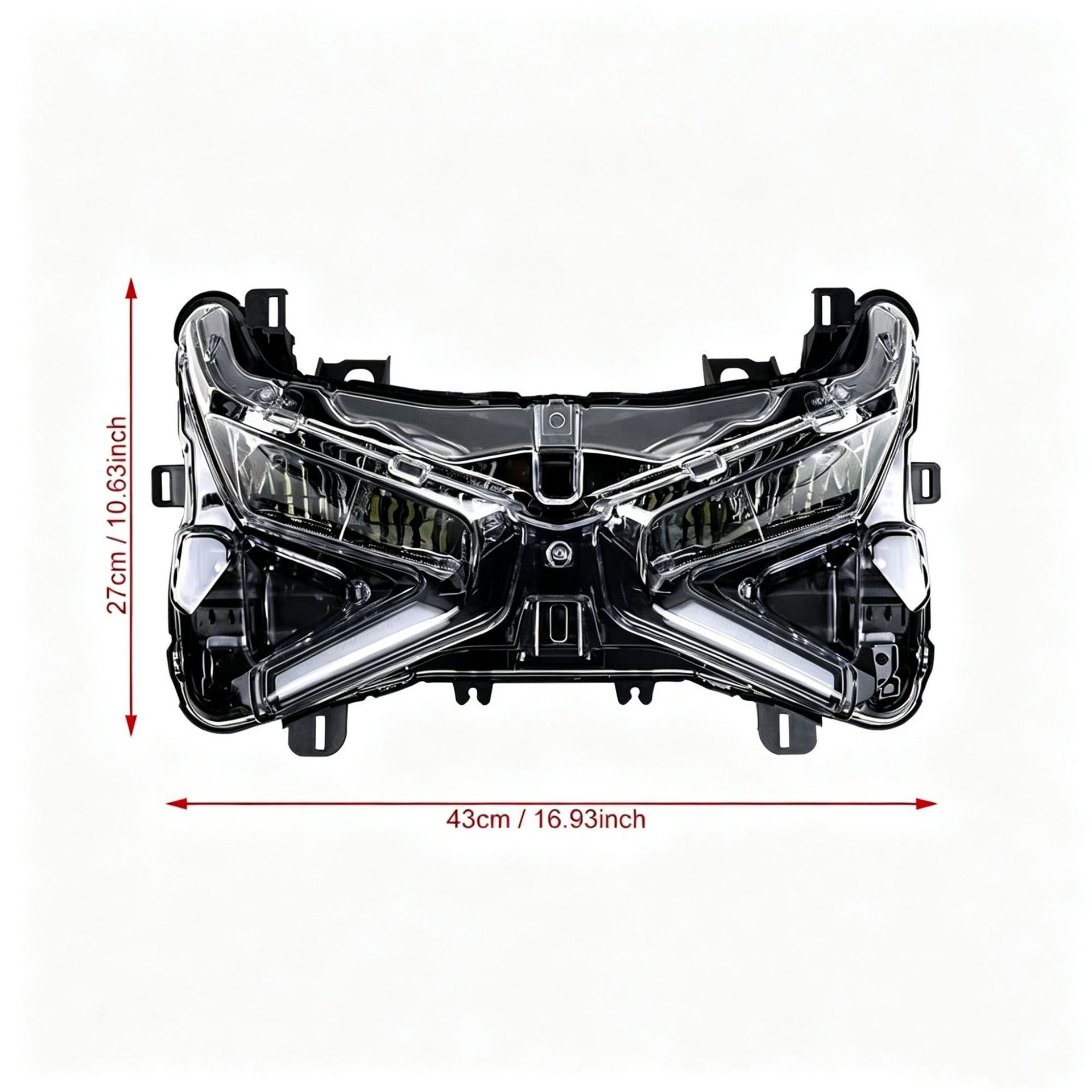 Suitable for Yamaha XMAX300 LED headlight assembly, front light, 23-26 motorcycle spotlight