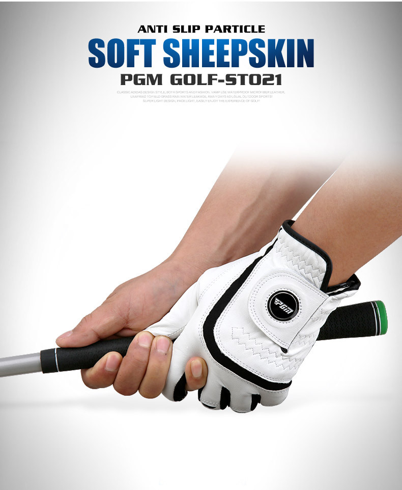 Găng tay golf PGM da cừu thoáng khí chống trượt (bán lẻ từng chiếc) — Cỡ 22 chi tiết 9