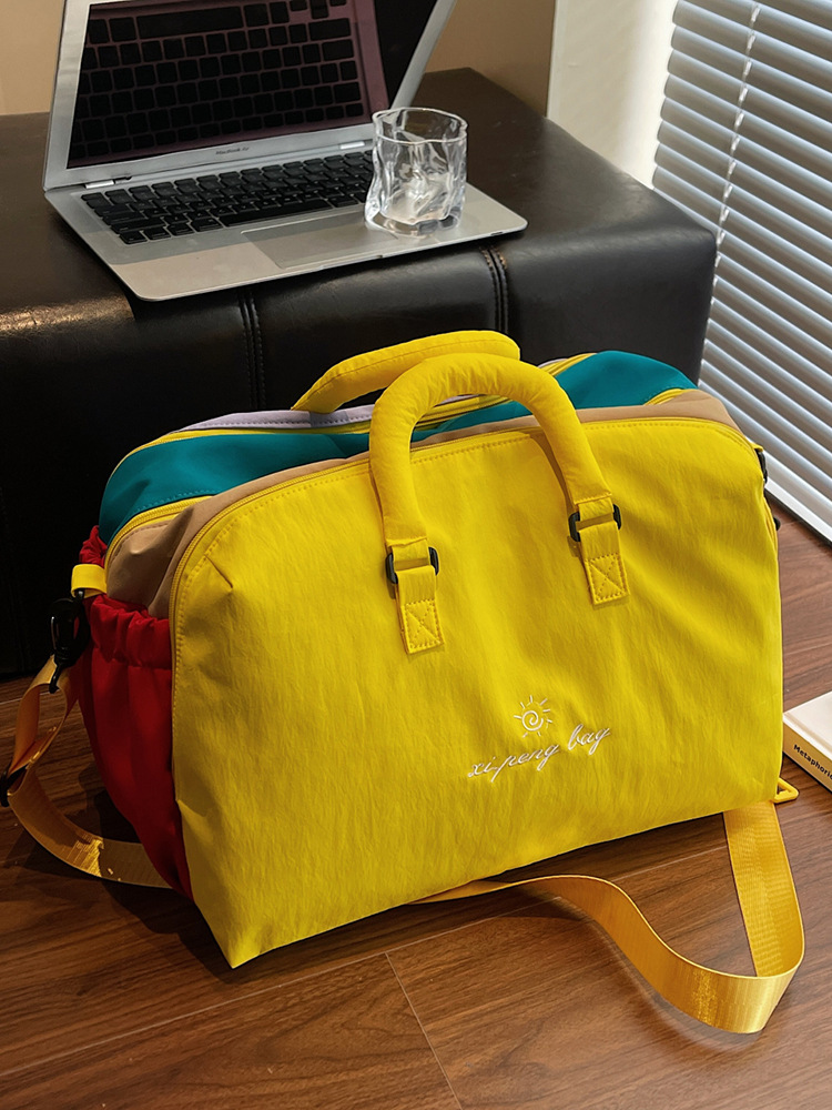 Nueva bolsa de viaje para hombres y mujeres de gran capacidad de separación seca y húmeda de deportes de yoga bolsa de fitness bolsa de equipaje fábrica al por mayor