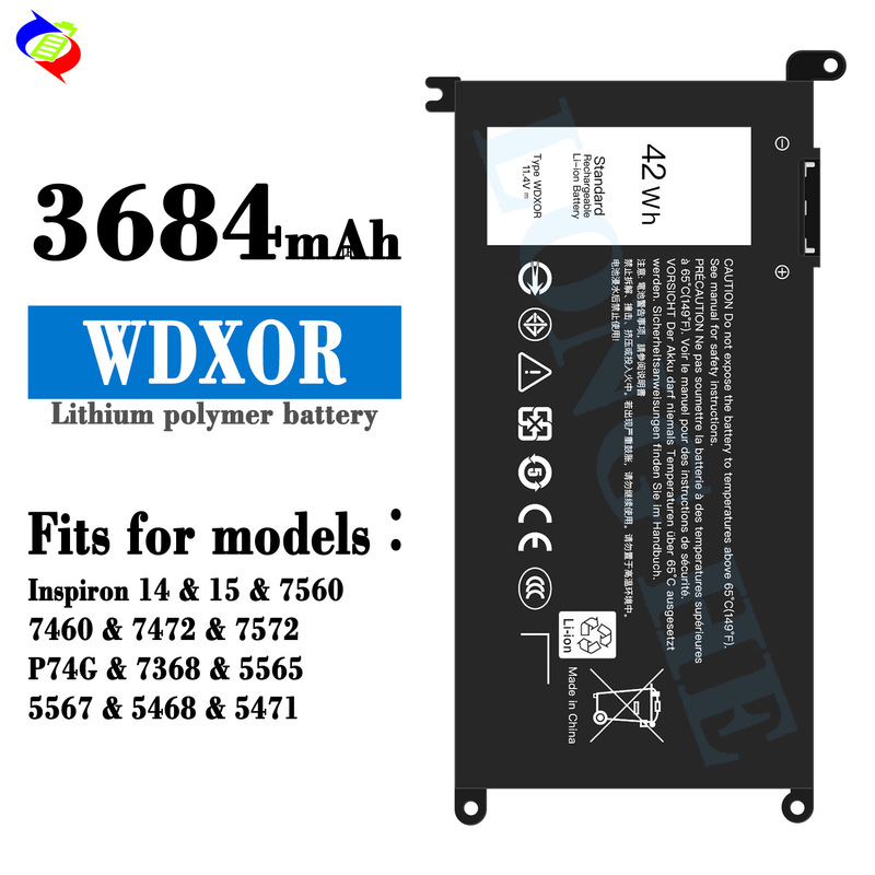 Suitable for Dell Wdxor Notebook Battery Inspiron14 15 7560/7460/7472/7572 Wholesale