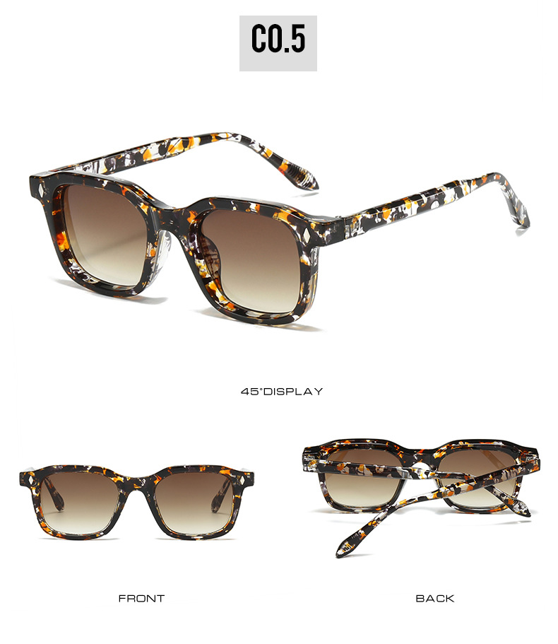 33g Weight Full Frame Glasses Structure Sunglasses Classification PC, UV400 Protection Lens Material Square Glasses Style Outdoor, Travel Occasion Solid Color Pattern All Seasons Season Unisex Gender Simple Style, Classic Style Style Grey, Black Color Simple Style Classic Style Solid Color PC UV400 Protection Square Full Frame Women's Sunglasses 10