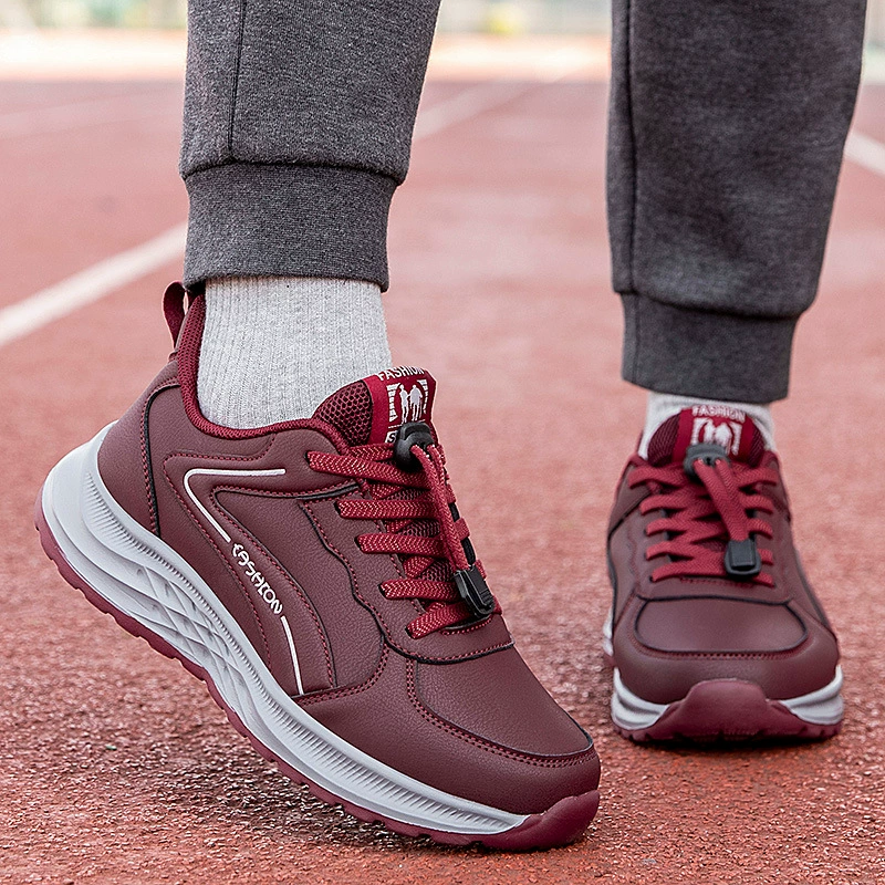 Обувь для пожилых людей, женская нескользящая обувь для мамы, прогулочная обувь на мягкой подошве, обувь для среднего и пожилого возраста, обувь для папы, осенне-зимняя спортивная прогулочная повседневная обувь.