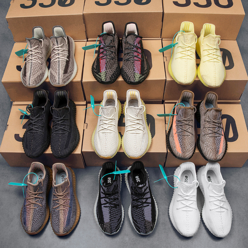 Putian Coconut Shoes Luminous Coconut 350 Three Bars Really Explosive Couple Running Shoes Four Seasons Mesh Soft Bottom sneaker